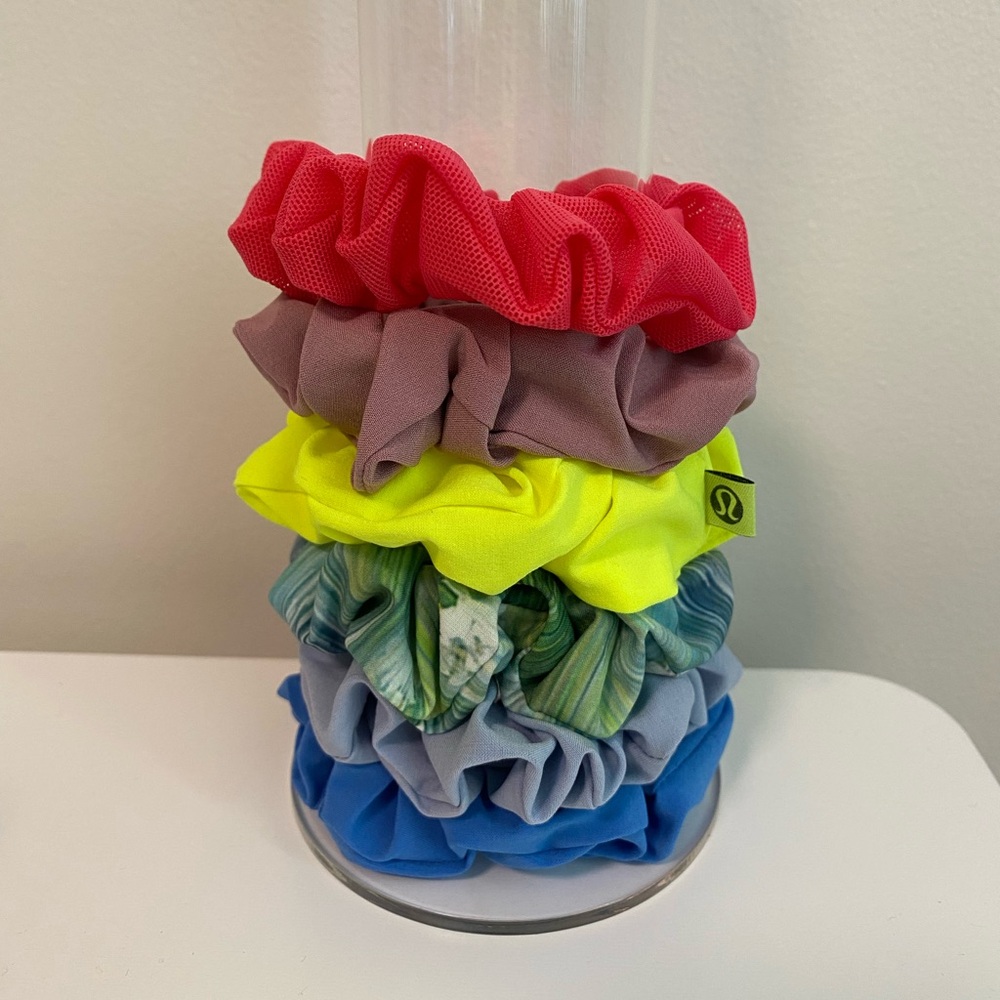 Lululemon Uplifting Scrunchies Set of 6